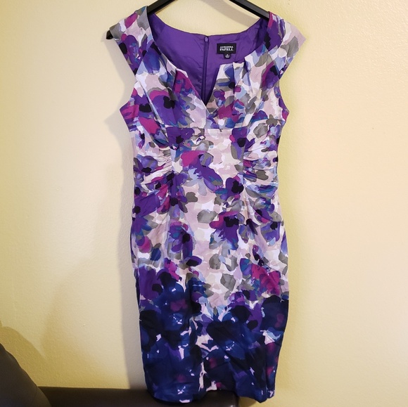 Adrianna Papell Dresses & Skirts - Adrianna Papell | Purple Floral Dress